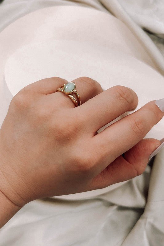 Seamoss Adjustable Ring - Robbi & Angel