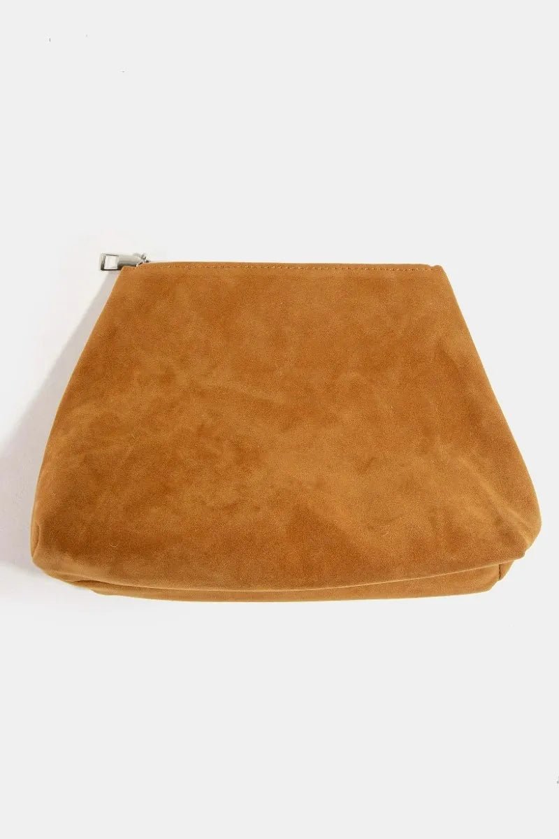 Fame Layered Fringe Detail Suede Hobo Bag - Robbi & Angel