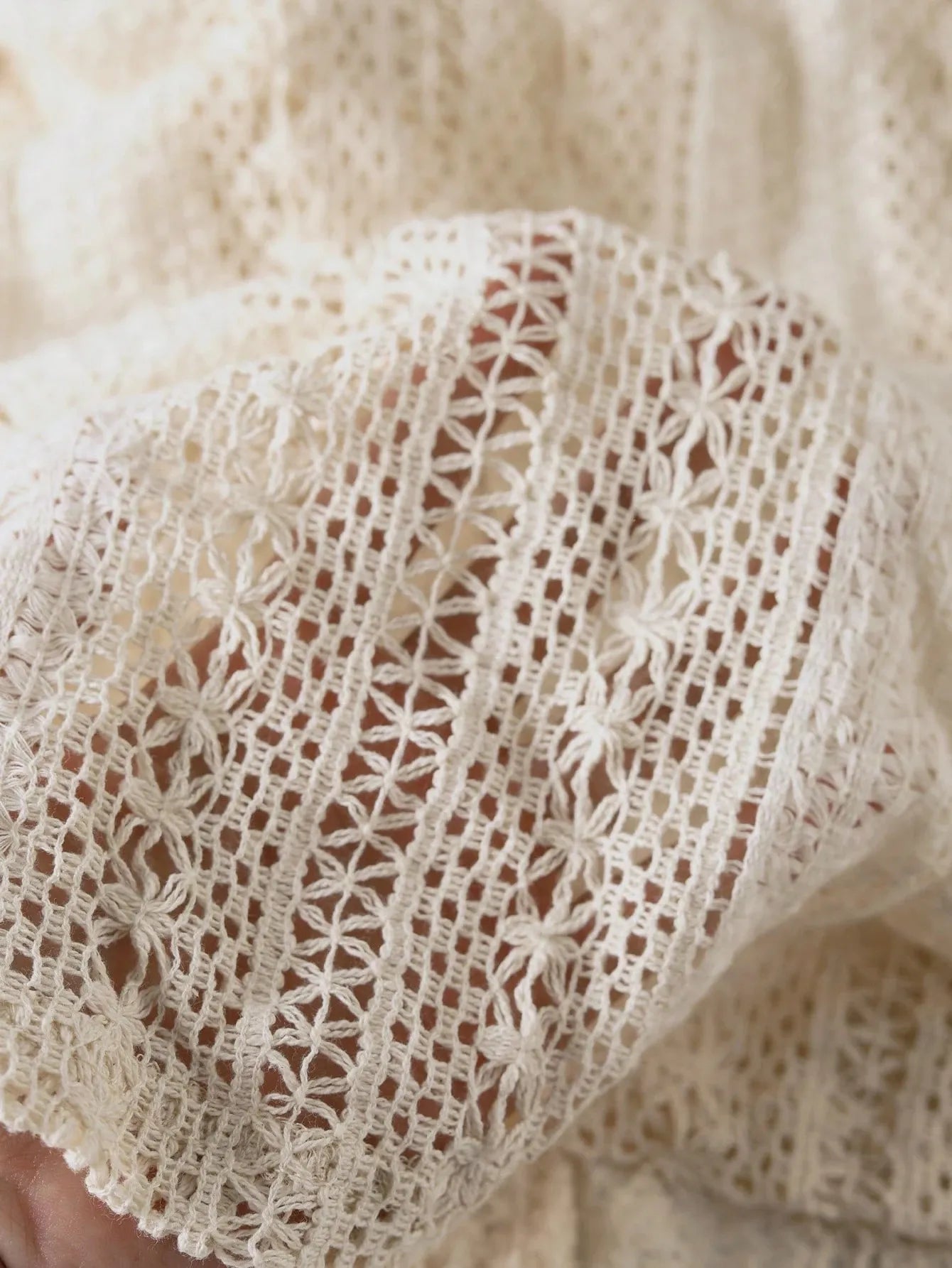 Crochet Notched Button - Front Shirt - Robbi & Angel