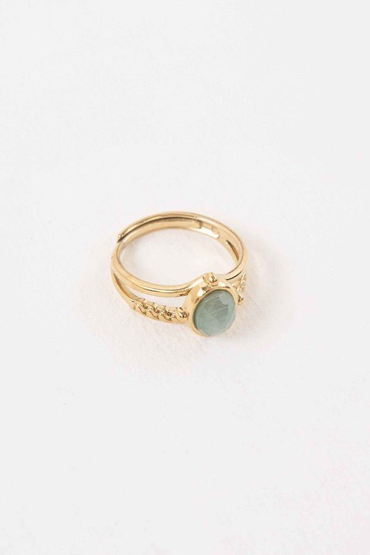Seamoss Adjustable Ring - Robbi & Angel