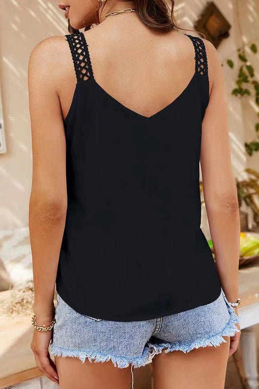 Button - Up Tank Top - Robbi & Angel