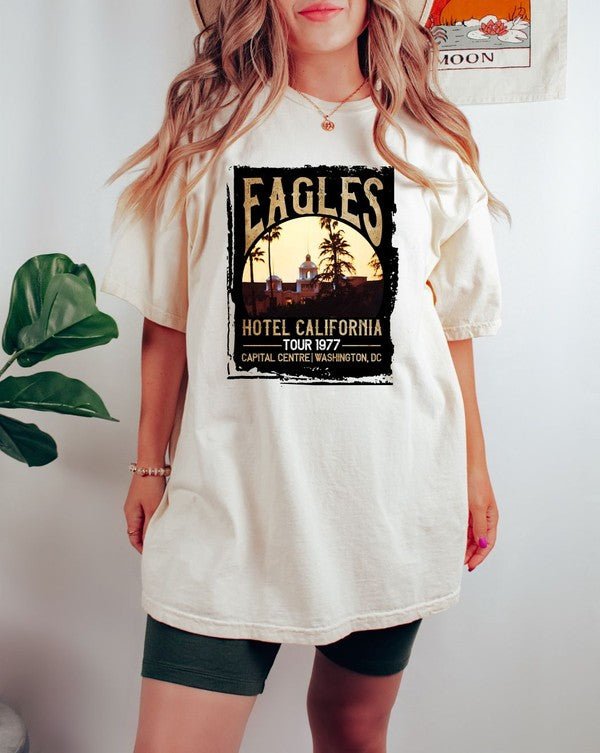 Eagles Hotel California Music Fest Tee - Robbi & Angel