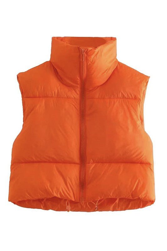 Cropped puffer vest - Robbi & Angel