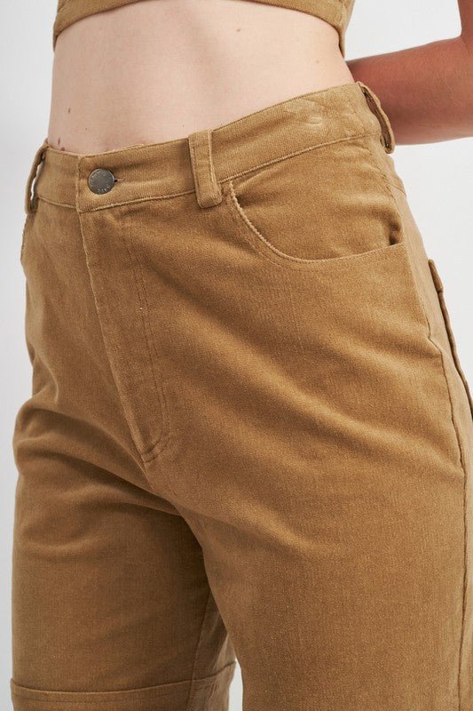 RELAXED FIT CORDUROY PANTS - Robbi & Angel