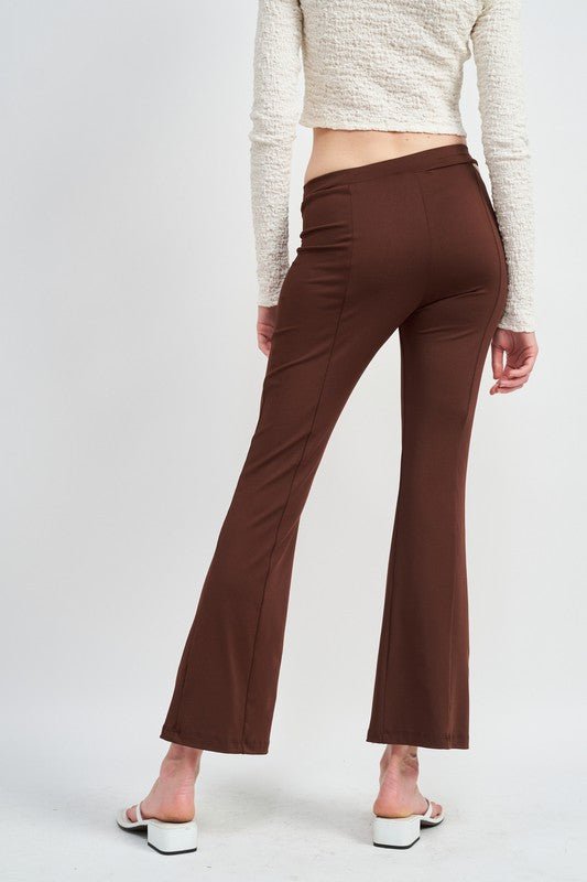 HIGH WAISTED SPLIT HEM PANTS - Robbi & Angel