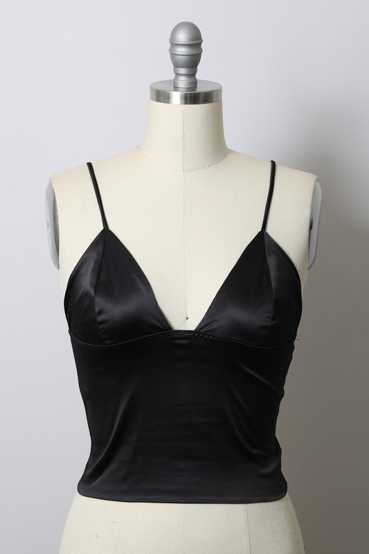 Longline Satin Top - Robbi & Angel