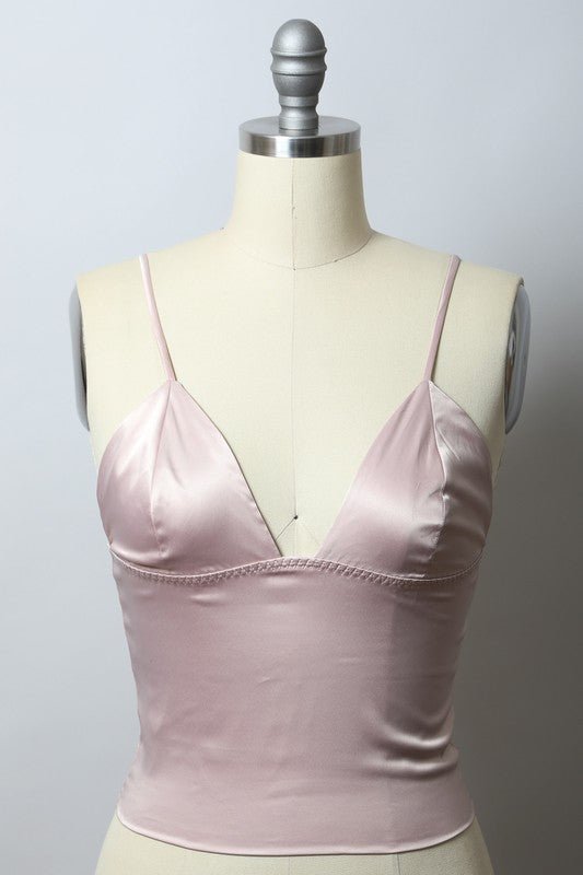 Longline Satin Top - Robbi & Angel