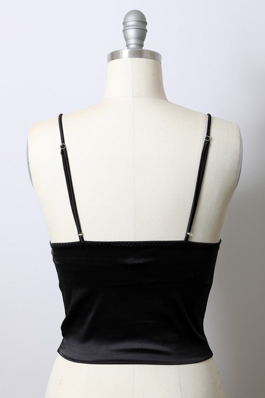 Longline Satin Top - Robbi & Angel