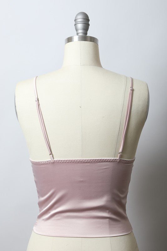 Longline Satin Top - Robbi & Angel