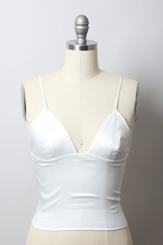 Longline Satin Top - Robbi & Angel