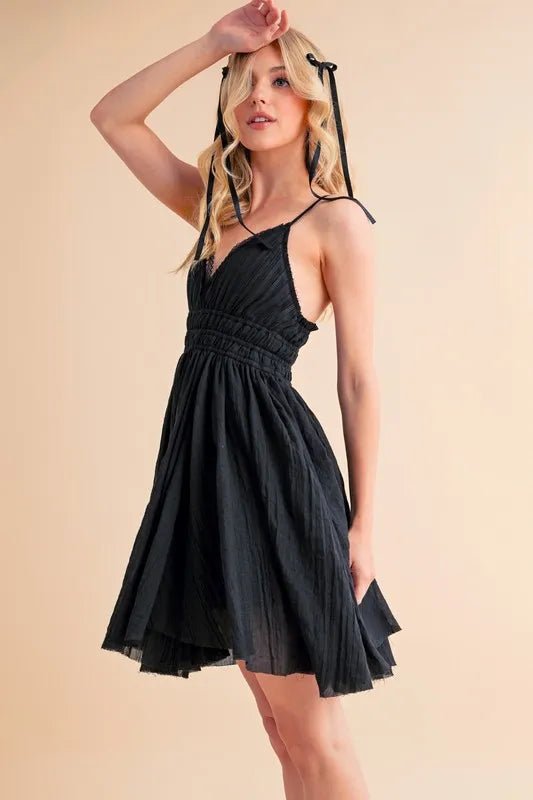 Aemi+Co Lace Detail Mini Cami Dress - Robbi & Angel