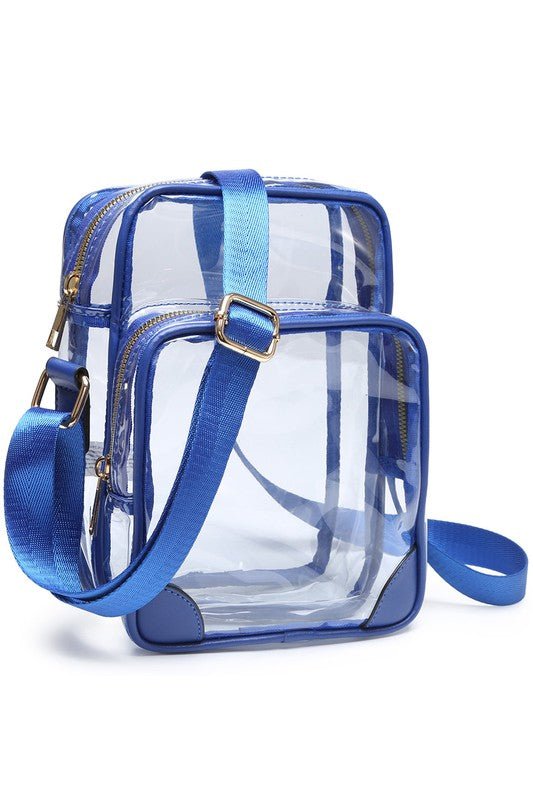 See Thru Multi Compartment Crossbody Bag - Robbi & Angel