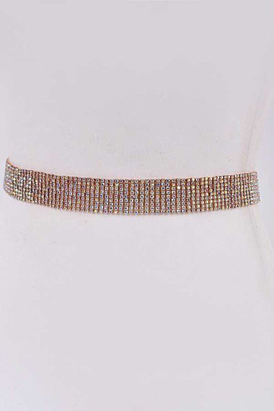 Classic Rhinestone Chain Belt - Robbi & Angel
