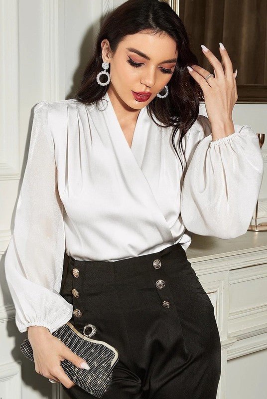 Silk long sleeve blouse - Robbi & Angel