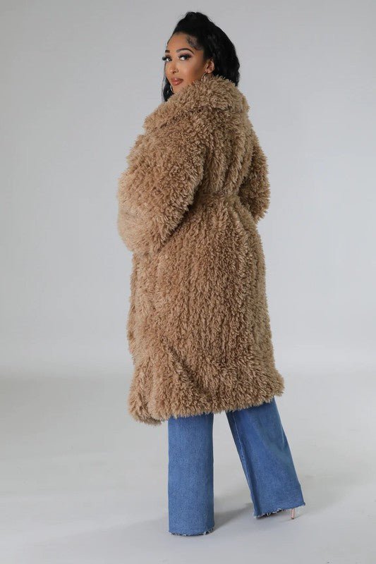 ATHINA Fuzzy Fur Winter Heavy Jacket - Robbi & Angel