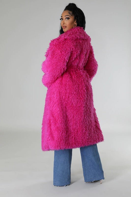 ATHINA Fuzzy Fur Winter Heavy Jacket - Robbi & Angel