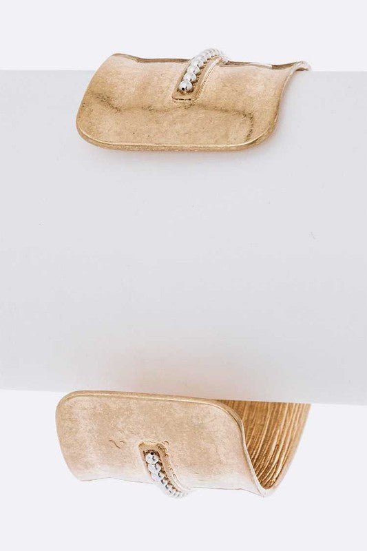 2 Tone Matte Finish Adjustable Open Cuff