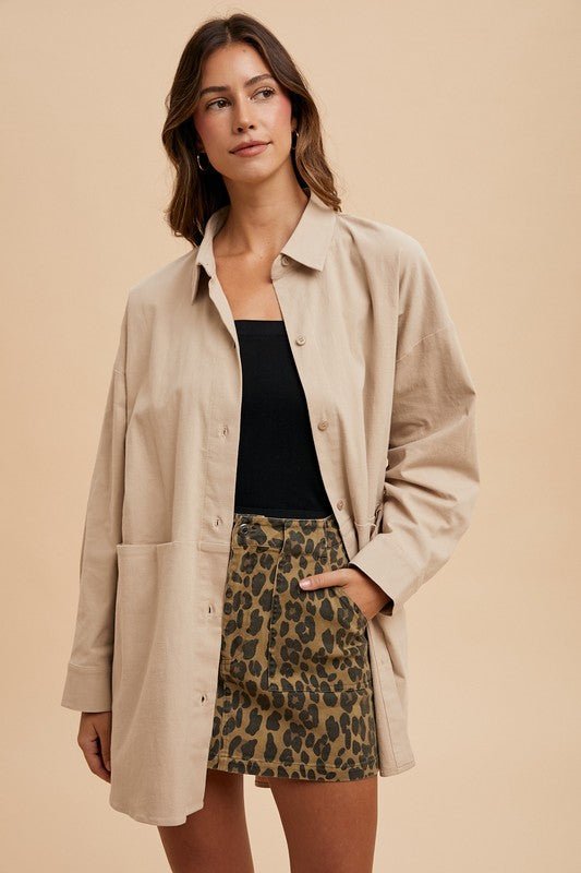 Annie Wear Leopard Denim Mini Skirt - Robbi & Angel