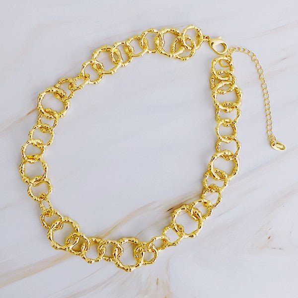Artfully Linked Chain Necklace - Robbi & Angel
