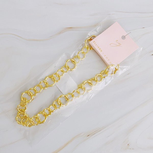Artfully Linked Chain Necklace - Robbi & Angel