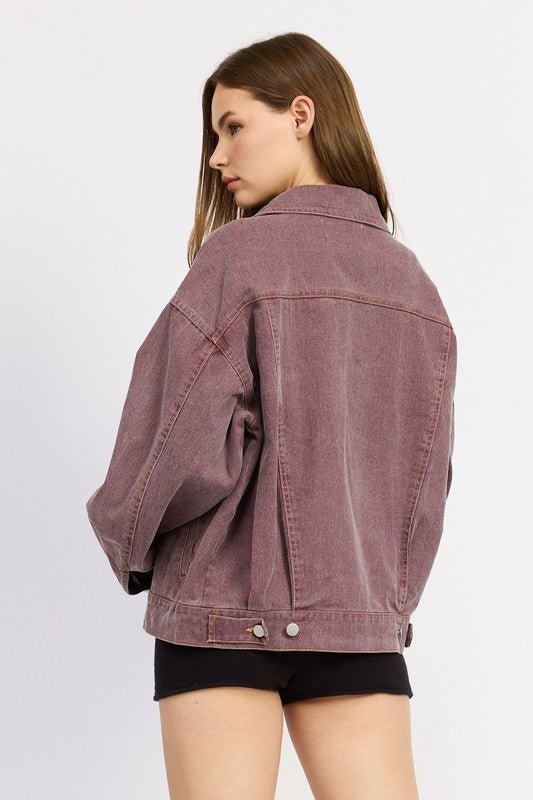 OVERSIZED DENIM SHIRT JACKET - Robbi & Angel