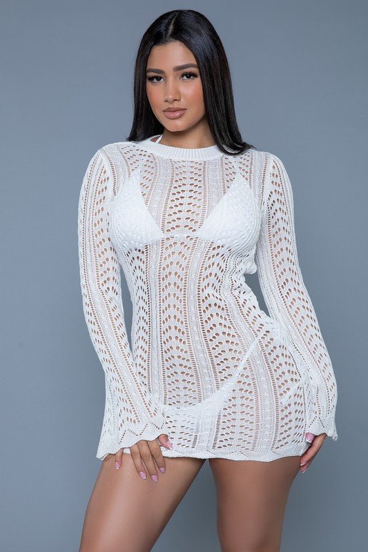 Kinsley Crochet Mini Dress - Robbi & Angel