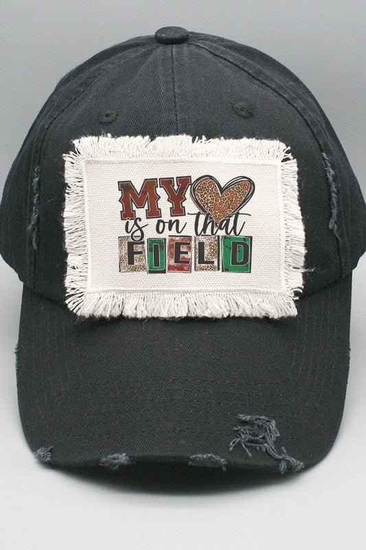 Game Day My Heart on that Field Patch Hat