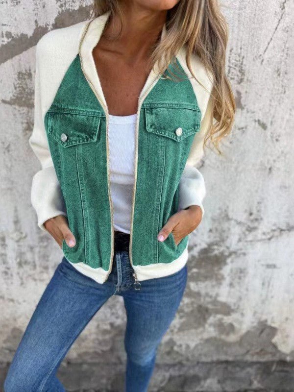 Zip up denim jacket - Robbi & Angel