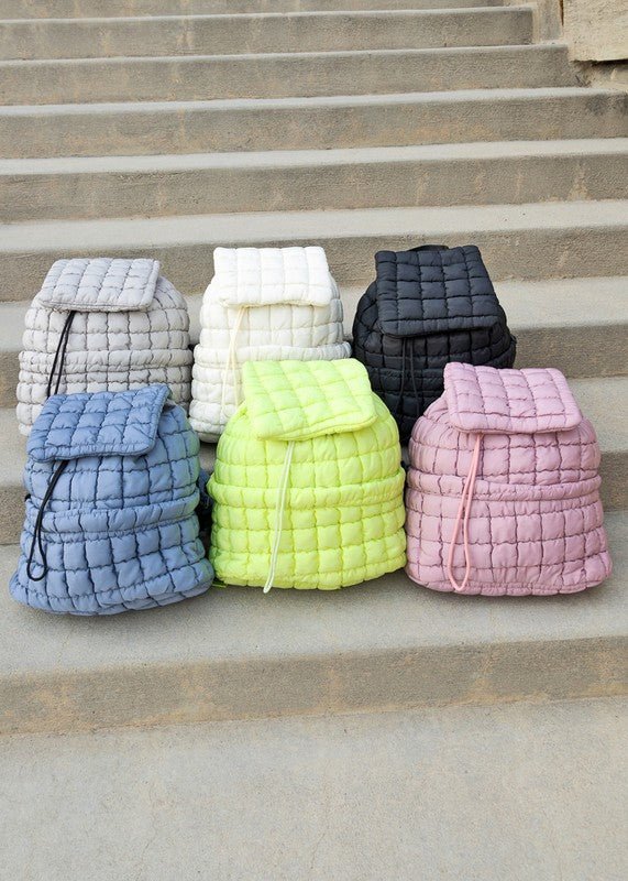 Stevie Quilted Puffer Backpack - Robbi & Angel
