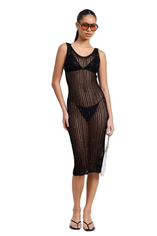 Amalfi Metallic Crochet Maxi Cover-Up | Robbi & Angel Amalfi Metallic Crochet Maxi Cover-Up | Robbi & Angel