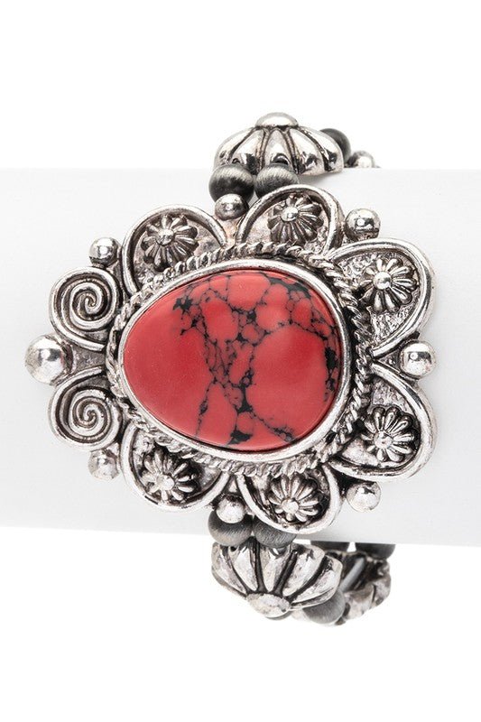 Iconic Stone Western Stretch Bracelet - Robbi & Angel