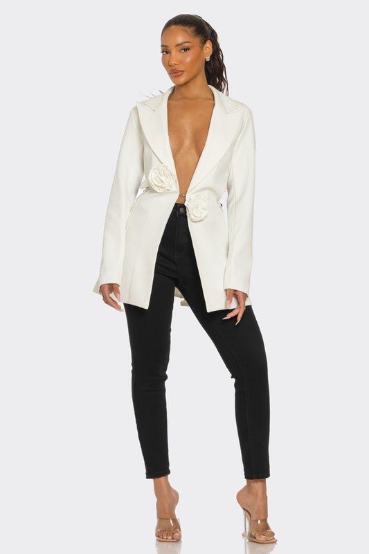 Sculpted Elegance Blazer - Robbi & Angel