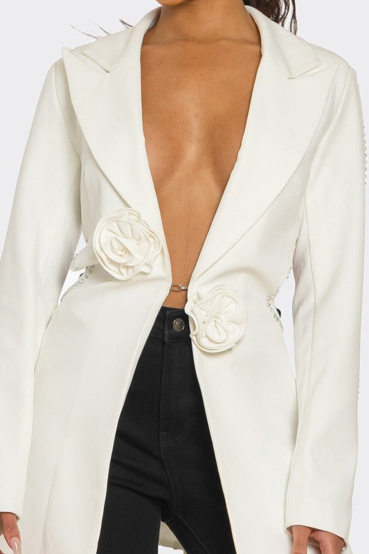 Sculpted Elegance Blazer - Robbi & Angel