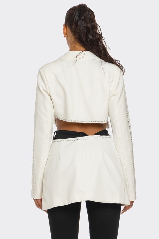 Sculpted Elegance Blazer - Robbi & Angel
