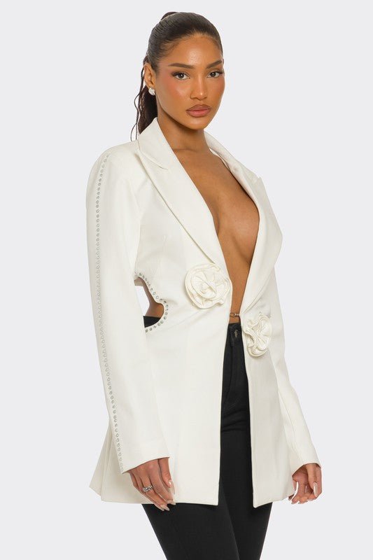 Sculpted Elegance Blazer - Robbi & Angel
