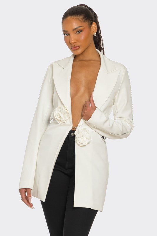 Sculpted Elegance Blazer - Robbi & Angel
