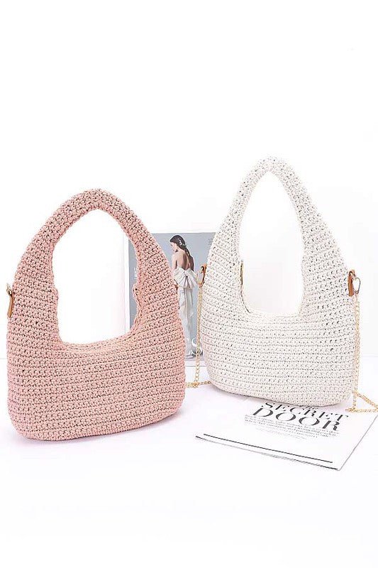 Cotton Woven Summer Hobo Bag - Robbi & Angel