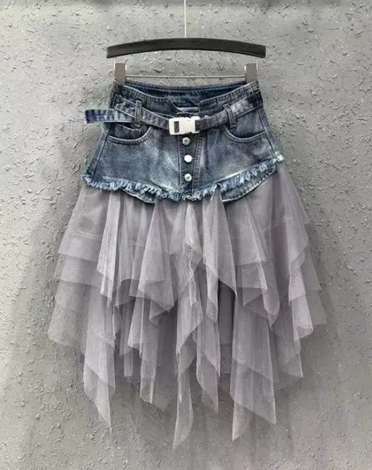 Denim tutu skirt - Robbi & Angel