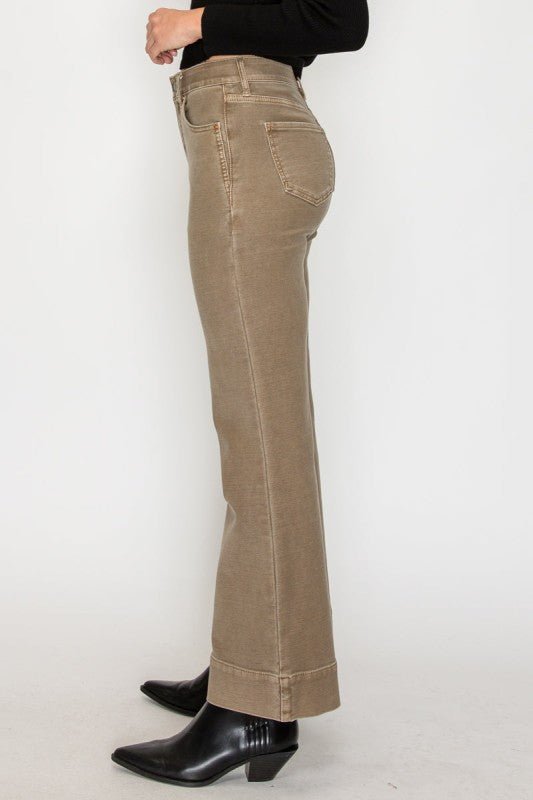 TUMMY CONTROL HIGH RISE HOLLY FLARE PANTS - Robbi & Angel