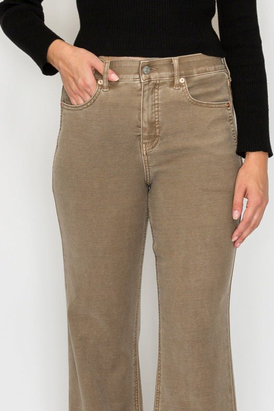 TUMMY CONTROL HIGH RISE HOLLY FLARE PANTS - Robbi & Angel
