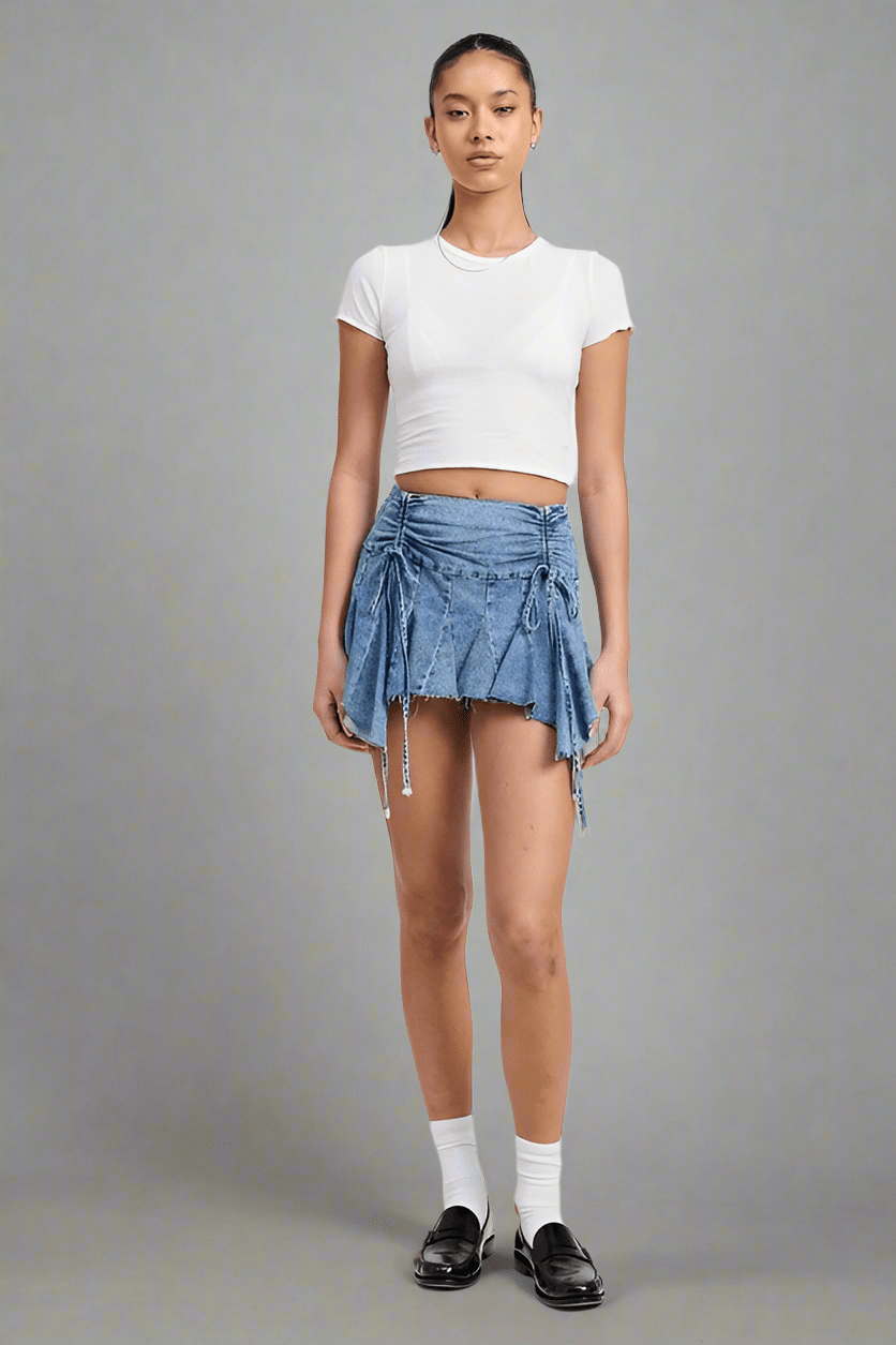 RUFFLE MINI SKIRT - Robbi & Angel