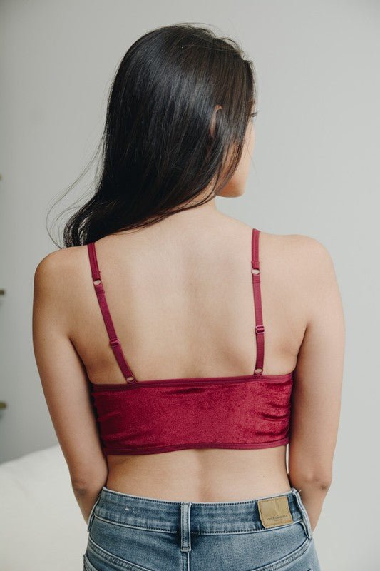 Velvet and Lace Half Cami - Robbi & Angel