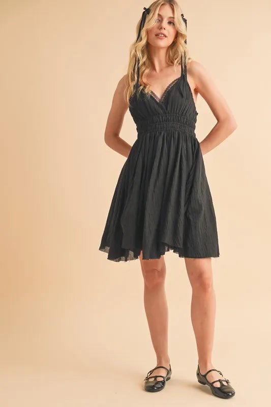 Aemi+Co Lace Detail Mini Cami Dress - Robbi & Angel