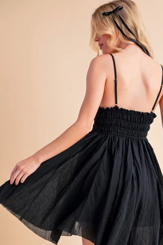 Aemi+Co Lace Detail Mini Cami Dress - Robbi & Angel