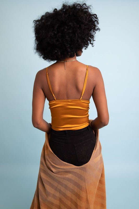 Longline Satin Top - Robbi & Angel