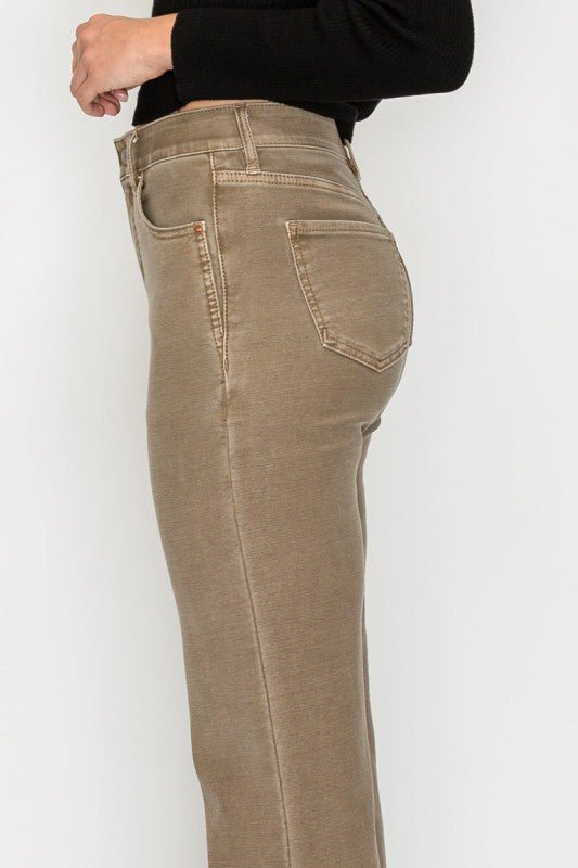 TUMMY CONTROL HIGH RISE HOLLY FLARE PANTS - Robbi & Angel