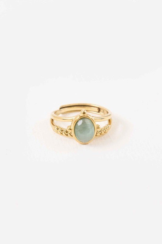 Seamoss Adjustable Ring - Robbi & Angel
