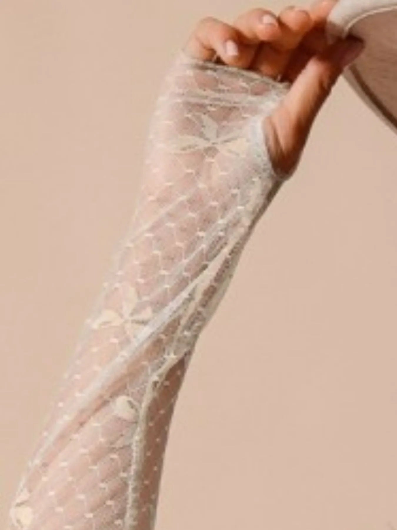 SO ME Bow Ribbon Pattern Sheer Lace Top - Robbi & Angel