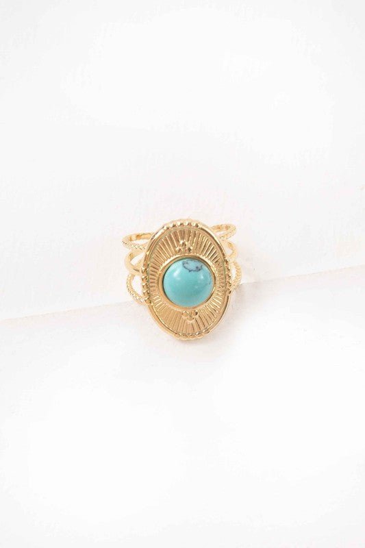Nata Adjustable Ring | Gold - Robbi & Angel