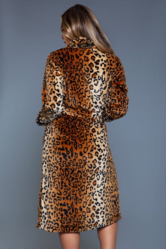 2071 Leopard Robe - Robbi & Angel